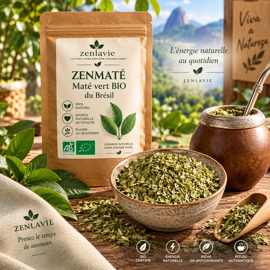 ZENMATÉ Maté vert BIO du Brésil 100g - Nature