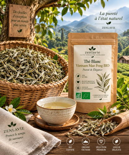 Thé Blanc Vietnam Mao Feng BIO 100 g