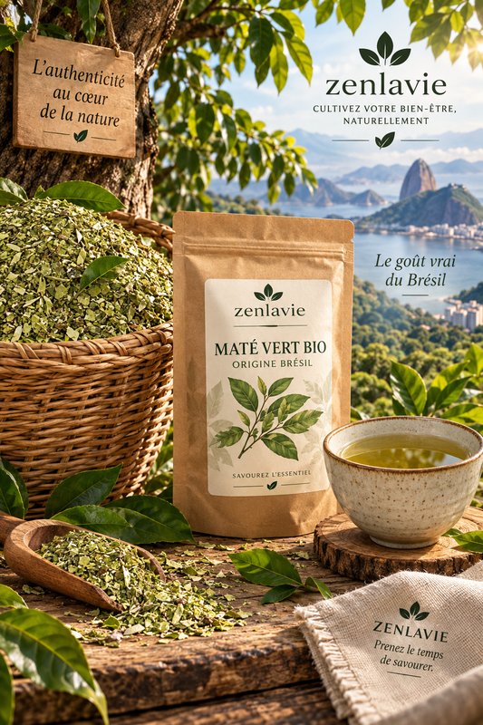 Maté vert BIO 100g - Origine Brésil
