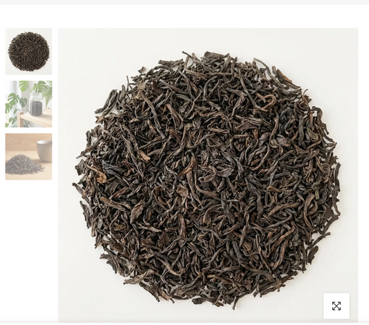 Thé noir Assam Blatt TGFOP BIO en vrac – grandes feuilles torsadées, qualité TGFOP